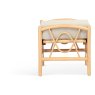 Bali Footstool Side