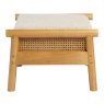 Mindi footstool Side