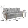 3 Seater Dimensions