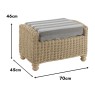 Footstool Dimensions
