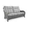 Turin Grey 3 Seater Duke Grey Stripe Dimensions