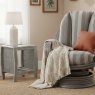 Turin Grey Lamp Table Lifestyle