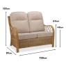 viola 2 seater dimensions