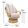 Laminated Swivel Chair Dimensions