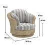 Lyon Chair Dimensions