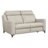 Large 2 seater static with Heat   Leather   Front