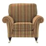 Burghley Armchair Baslow Stripe Gold