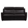 Dakota large 2 seater front leather