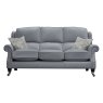Henley 3 Seater Como Ocean Leather