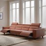Stressless Emily 4 Seater Power Recliner with Wide Arms in Leather