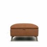 Small Storage Stool Leather