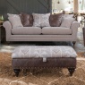 Arizona Two Tone Legged Ottoman Lifestyle