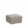Arizona Footstool Wheat Faux Shearling