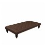 Bowmore Footstool Saddler Walnut Leather