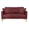 Aosta Small Sofa Terrcotta U18 Fabric
