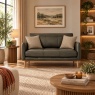 Aosta Small Sofa Leather Lifestyle