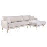 Aosta Medium Chaise Fabric Angle