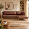 Aosta Medium Chaise Leather Lifestyle 