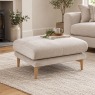 Aosta Footstool Fabric Lifestyle