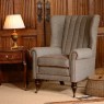 Dunmore Chair Harris Tweed Fabric Lifestyle
