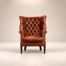 Mackenzie Wing Chair Leather Main Image HF