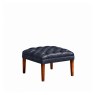 Stool Atlantic Blue Leather