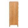 5 Drawer Tall Chest Side