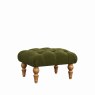 Newton Footstool Fabric Oscar Vintage Green