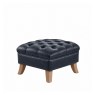 Stool Atlantic Blue Leather