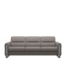 Stressless Fiona 3 Seater Sofa with Steel Arms in Fabric