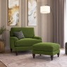 Rose Chair and Footstool Lifestyle