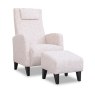 Arthur Chair and Footstool Set