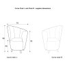 Curve Chair L and Chair R - supplier dimensions