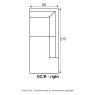 Grand OC/R - supplier dimensions with AL armrest where applicable