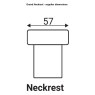 Grand Neckrest - supplier dimensions