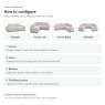 How to configure your Grand modular sofa - illustrated examples