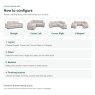 How to configure your Grand modular sofa - illustrated examples