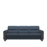 Stressless Fiona 3 Seater Sofa with Wood Arms in Fabric
