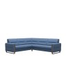 Stressless Fiona Corner Group, 2 Seats LHF, 2.5 Seats RHF, with Wood Arms in Leather