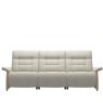 Stressless Mary 3 Seater Sofa with Wood Arms in Fabric