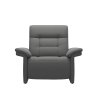Stressless Mary Chair with Upholstered Arms in Leather