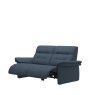 Stressless Mary 2 Seater Power Recliner with Upholstered Arms in Fabric