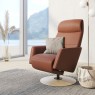 Stressless Stressless Scott Power Recliner in Leather with Disc Base