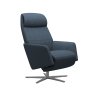 Stressless Stressless Scott Power Recliner in Fabric with Sirius Base