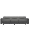 Stressless Stressless Stella 3 Seater Sofa with Upholstered Arms in Leather