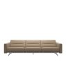 Stressless Stressless Stella 3.5 Seater Sofa with Upholstered Arms in Leather