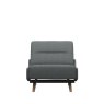 Stressless Stella 1.25 Seater with Sidepanels and Wood Feet in Fabric