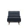 Stressless Stella 1.25 Seater with Sidepanels and Wood Feet in Leather Stressless Stella 1.25 Seater with Sidepanels and Wood Feet in Leather