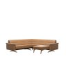 Stressless Stella Corner Group, 2 Seats LHF, 1 Seat with Medium Longseat RHF, with Wood Arms in Leat