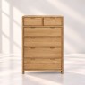 Ercol Bosco 6 Drawer Tall Wide Chest
